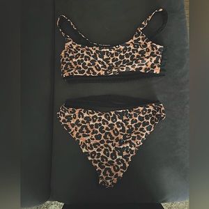 Cheetah print bikini